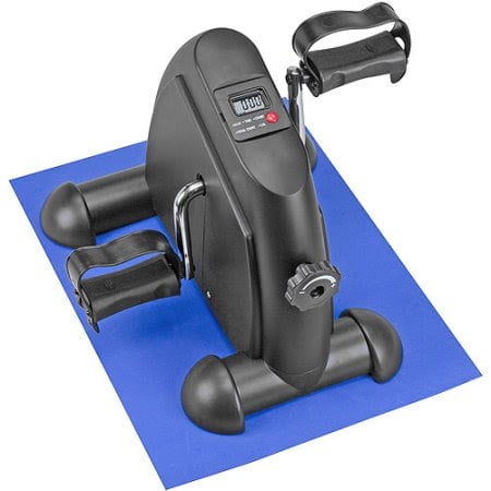 Pedal Exerciser for Seniors with LCD Display TABEKE Mini Exercise Bike for Arm/Leg Exercise Under Desk Bike Pedal Exerciser 