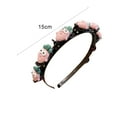 thumbnail image 5 of Kids Children Girls Hair Headbands, Fashion Cute Elastic Resin Flower Shape Wreath Headdress Hair Hoops Hair Accessories for Little Girls Daily Wear, 5 of 8