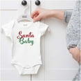 thumbnail image 5 of Cute Christmas Carol Santa Baby Bodysuit Jumper Girls Infant Baby Brisco Brands NB, 5 of 6