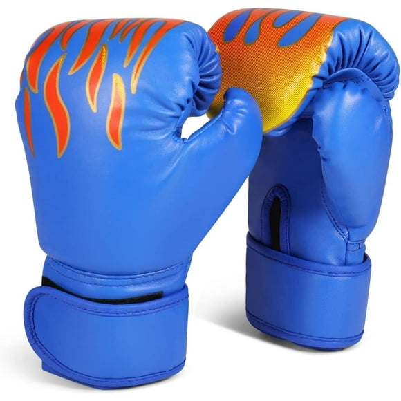 Kids Boxing Gloves for 3-8 Ages All-Purpose Training Punching Bag Mitts w/Wrap-Around Support, UFC Sparring Kickboxing Sandbag Sports Fitness Exercise Equipment Boys Children