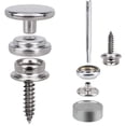thumbnail image 2 of Marine Grade Stainless Steel Snap Set, Superior Corrosion Resistance Button Fasteners for Saltwater Applications, Heavy-Duty Construction Snap Kit (150 Pieces), 2 of 5