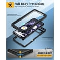 thumbnail image 4 of KOMI Pixel 8 Case, IP68 Waterproof Dustproof Case with Built-in Screen Protector, Rugged Full Body Shockproof Protective Clear Cover for Google Pixel 8 6.2 Inch, Black, 4 of 7
