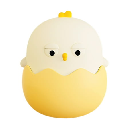 

Animal Silicone Night Light Eggshell Chicken Night Lamp RGB Indoor Desktop Decorative Lamp USB Charging Tumbler Children Toy Gif