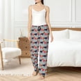 thumbnail image 4 of Fotbe Dachshund Dog Heart Pantalones de Pijama para Mujer, Pantalones de Dormir, Pantalones Pj con Cordón y Bolsillos-3X-Large, 4 of 6