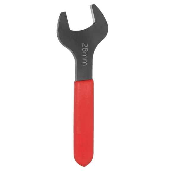 Uxcell Single Open End Wrench 28mm Metric U-Shaped Spanner with Red Shank