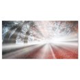 thumbnail image 2 of Rayons de Soleil Argentés à Forêt Brumeuse - Photo de Paysage Impression sur Toile, 2 of 3