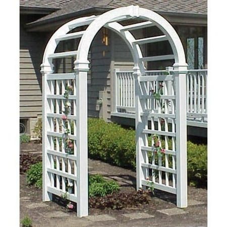 Grand Colonial Arbor in White Finish