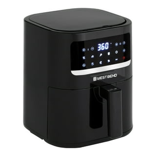 West Bend 10 Qt. Double UP Air Fryer with 15 Presets and Easy-View Windows,  in Black (AFWB10BK13)