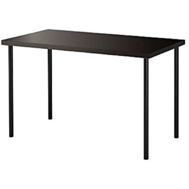 New Ikea Computer Desk Table Multiuse (blackbrown and Black legs