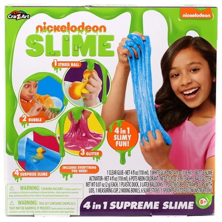 Nickelodeon 4 In 1 Supreme Slime Kit By Cra Z Art Walmartcom