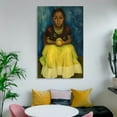 thumbnail image 6 of Diego Rivera 《Mexican Woman》 Wall Art Prints Canvas Poster Wall Art Poster Gifts Bedroom Prints Home Decor Hanging Picture Canvas Painting Posters 20x30inch(50x75cm), 6 of 6