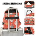 thumbnail image 3 of FORMRS Mini Backpack Purse for Women Travel Daypack Casual Shoulder Bag, Retro Christmas Ornaments Pattern, 3 of 7
