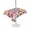 LightPink, variant on Outdoor Tablecloth with Umbrella Hole for Patio/Picnic/Party/Camping, Children's Day Waterproof Table Cloth Round Cover Washable, Cartoon Cute Watercolor Truck Flower (Dia 54")