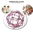 thumbnail image 2 of Bola de lanzamiento para niños, bola que se encoge con flores, Mini anillos de juguete esféricos, pelota expansible elástica, juguetes para niños y adultos, 2 of 5