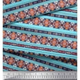 thumbnail image 3 of Soimoi Poly Georgette Fabric Ikat Southwestern Fabric Prints by Yard 42 Inch Wide, 3 of 3