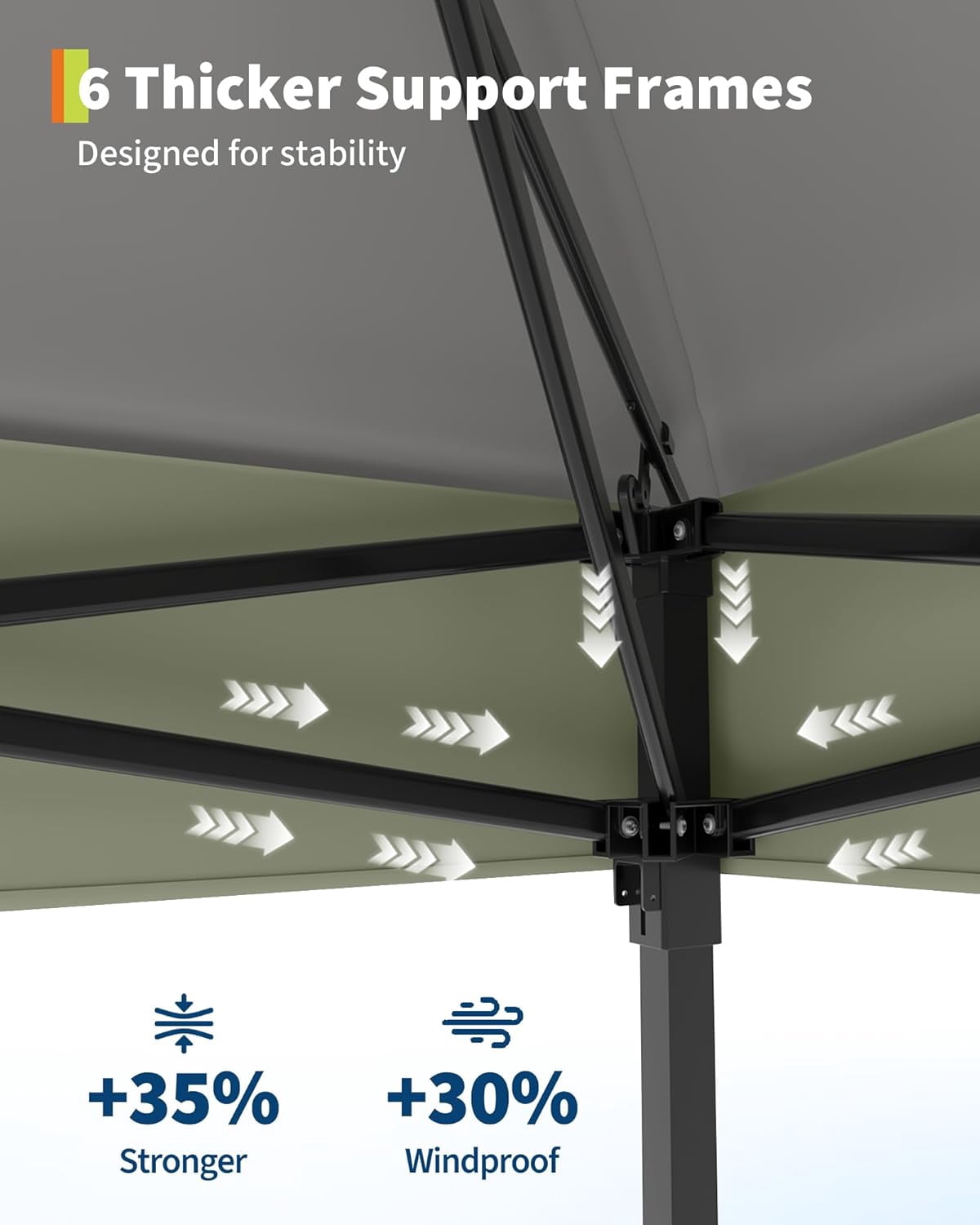 Canopy Tent 12x12 Ft, Pop Up Gazebo One-Push Setup with 4 SandBags for Backyard Parties and BBQs, Mosquito Netting & Height Adjustable - Grey