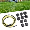 thumbnail image 2 of 12pcs 2 Holes Fuel Tank Grommet Rubber With Fuel Line Pipe For Brush Cutter, 2 of 10