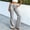Gray, variant on Women's High Waist Micro Flare Jogger Pants, Soft Drawstring Wide Leg Stretchy Yoga Casual Long Trousers S-XXL