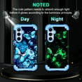 thumbnail image 7 of Casetego for Samsung Galaxy S24 FE 5G Case,Glow in The Dark Three Layer Heavy Duty Shockproof Protection Hard Plastic Bumper+Soft Silicone Protective Case,Light Blue, 7 of 7
