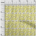 thumbnail image 1 of oneOone Viscose Jersey Yellow Fabric Florals Craft Projects Decor Fabric Printed By The Yard 60 Inch Wide, 1 of 5