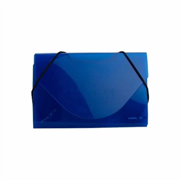 Jam Paper Plastic Business Card Holder Case Blue Sold Individually (2500005)