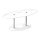 thumbnail image 1 of Soporte para cono de helado, estante de pastelería acrílico con Base, soporte de exhibición, estante para rollos de Sushi para boda, hogar, decoración Blanco, 1 of 8