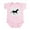 Petal Pink, variant on CafePress - Magical Unicorn Silhouette Body Suit - Baby Light Bodysuit, Size Newborn - 24 Months
