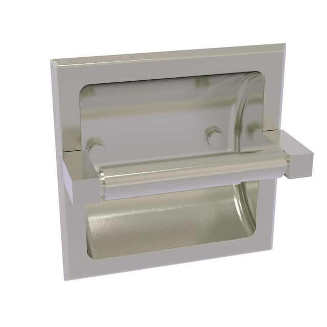 Allied Brass Montero Collection Recessed Toilet Paper Holder - Satin Nickel