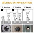 thumbnail image 3 of Damaged Screw Extractors, 6 Pieces Damaged Screw Extractor Extractor Set for Removing Lightly Damaged Screws -, 3 of 5