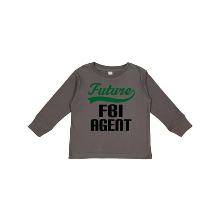 

Inktastic Future FBI Agent Childs Job Gift Toddler Boy Girl Long Sleeve T-Shirt