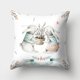 thumbnail image 1 of Funda de cojín para decoración del hogar de piel de melocotón con corona de acuarela de conejito de Pascua Wmkox81yii hfskjfh74, 1 of 2