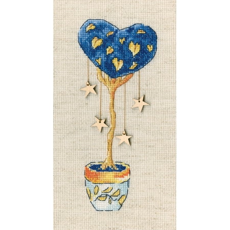 UPC: 4742022978801 | Topiary – tree of happiness CBE9011 Cross stitch kits with plywood form