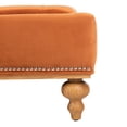 thumbnail image 6 of SAFAVIEH Couture Rosealina Contemporary Velvet Tufted Cocktail Ottoman, Sienna, 6 of 8