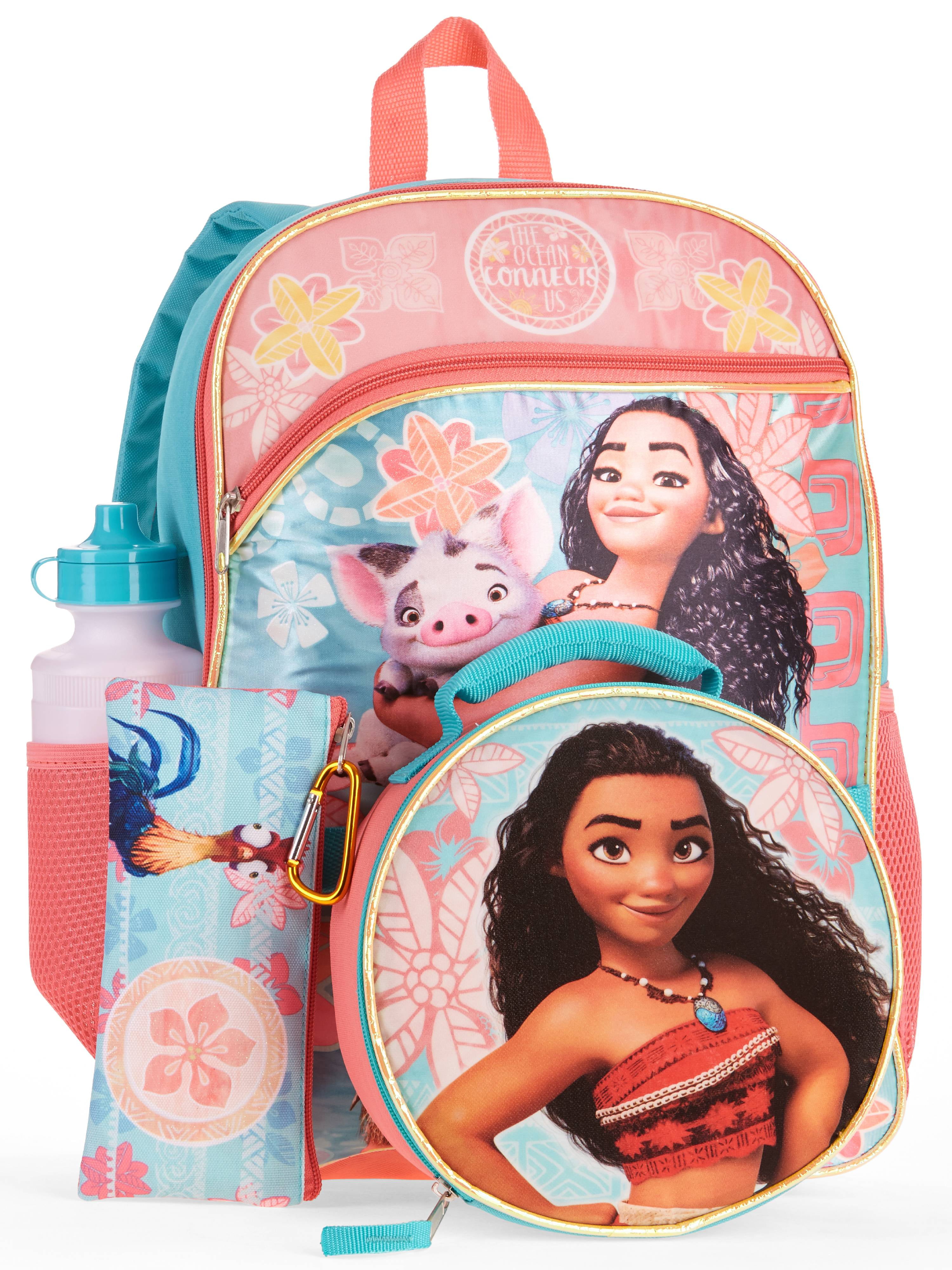 moana backpack and lunchbox set