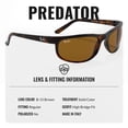 thumbnail image 4 of Ray-Ban RB2027 PREDATOR 2 Rectangle Shaped Non-Polarized Sunglasses for Men & Women - Includes Official RAYBAN Eyewear Kit - Ideal Formal & Casual Wear Sunglasses - B-15 Brown Lens, 4 of 7