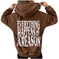 thumbnail image 2 of Fesfesfes Women Hooded Loose Sweatshirts Drawstring Hoodies Back Graphic Shirts Casual Pullover Long Sleeve Tops With Pocket Tops on, 2 of 7