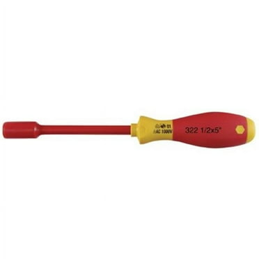 Wiha Tools 32267 Insulated Nut Driver, 1000 Volt, 5/16 x 125mm