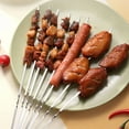 thumbnail image 5 of 12Pcs Bbq Kebab Skewers, Reusable For Grilling Barbecue Kitchen Party, 5 of 6