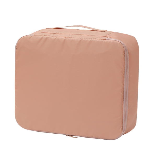Bolsa de viaje multicompartimento, organizador de tela de sarga con divisiones para ropa, zapatos y otros artículos. Organizador de equipaje de gran capacidad para viajes de negocios y vacaciones.