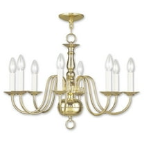 St Michael's Park 8 Light Chandelier in Traditional Style 26 inches Wide By 18 inches High Bailey Street Home 218-Bel-732100