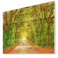 thumbnail image 1 of Design Art - Fall Greenery and Road Straight Ahead, 1 of 5