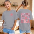 thumbnail image 3 of Shadoumai Girls Shirts Size 10-12 Cartoon Print Boat Neck Shirt Short Sleeve T Shirt Top Thin and Light Funny Tees Girls' Tops, Tees & Blouses, 3 of 4