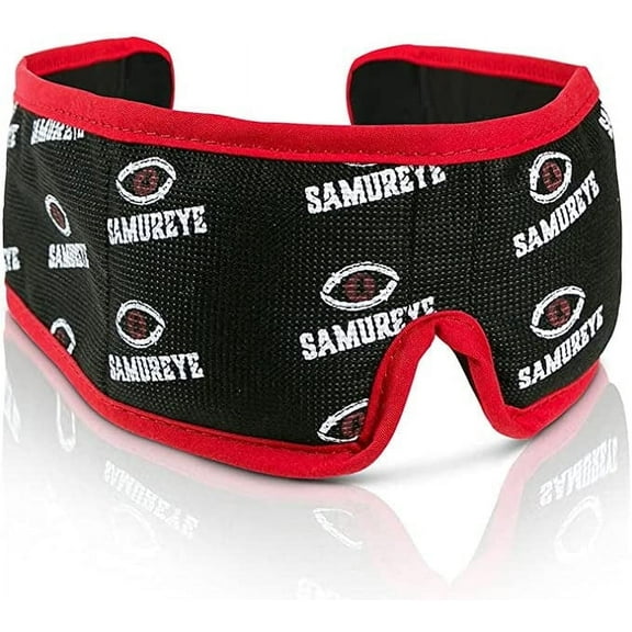 Bruder Samureye Gaming Enhancement Mask l Microwaveable moist heat mask l Improve gaming performance l Faster Reaction Times l Rejuvenates and Refreshes Eyes l Comfortable adjustable and hand washable