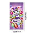 thumbnail image 3 of Yusimy Easter Door Curtain Polyester Material for Large Party Supplies Room Garden Wall Decor Holiday Decor Background Banner, 3 of 6