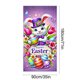 thumbnail image 3 of CaiYueKe Easter Door Cover Decoration Outdoor Party Decor Spring Holiday Door Curtain Bunny Rabbit Egg Festive Atmosphere Photography Backdrop Vertical Horizontal Hanging Decorations, 3 of 7