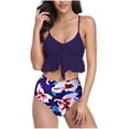 thumbnail image 1 of Bañador de dos piezas con conjunto de bikini sin espalda cómodo para dama con estilo OAVQHLG3B Store  lin121212, 1 of 3