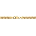 thumbnail image 4 of Real 14kt Yellow Gold 5mm Solid Miami Cuban Chain; 26 inch; Lobster Clasp; for Adults and Teens; for Women and Men, 4 of 5