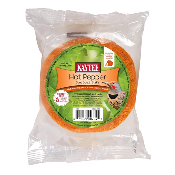 Comida para Aves Kaytee Hot Pepper Suet Dough Stak 411 g