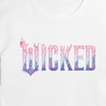 thumbnail image 3 of Wicked: Part 2 -  Floral Ombre Logo - Juniors Cropped Short Sleeve Graphic T-Shirt, 3 of 5