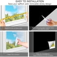 thumbnail image 2 of Persiana opaca Inteprter personalizable negra para dormitorio 1.45*3.5 m, 2 of 6